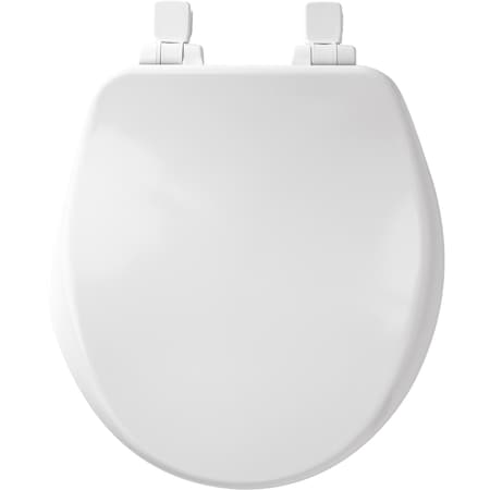 Mayfair Mayfair by Bemis Alesio Slow Close Round White Enameled Wood Toilet Seat 64SLOW-000